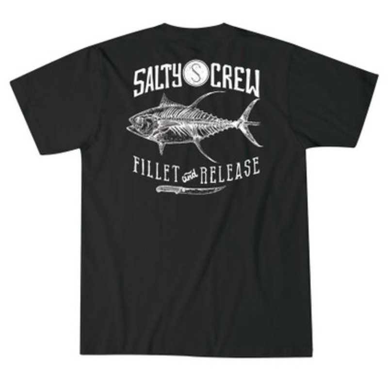 Salty Crew Fillet & Release T-Shirt – Black Large