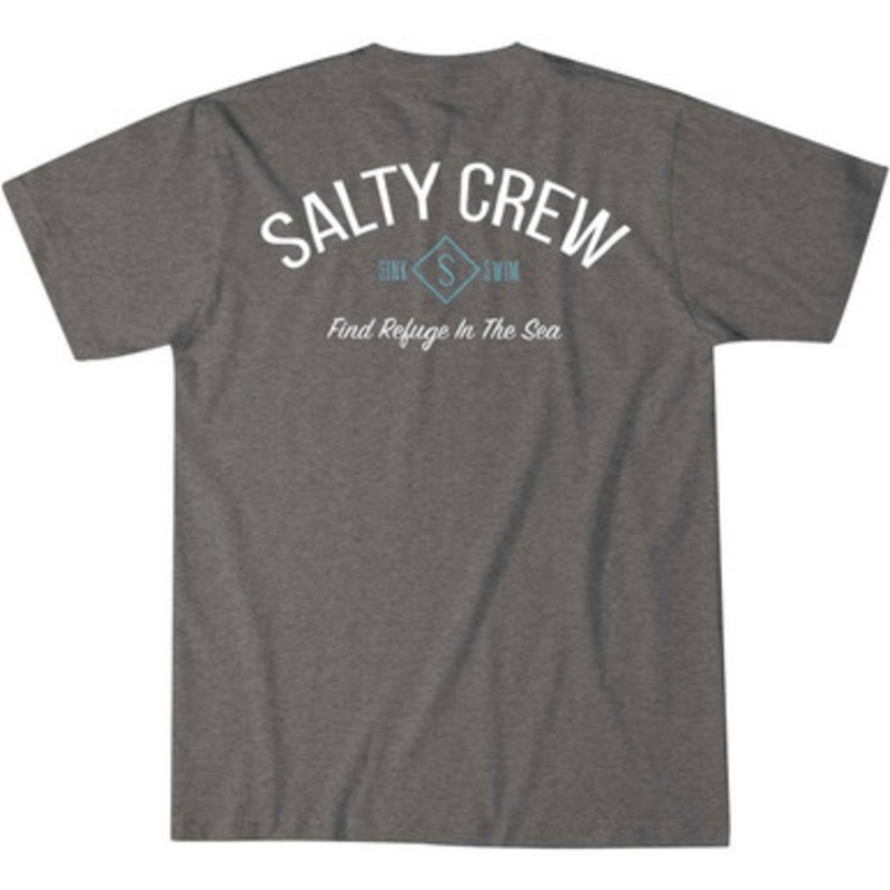 Salty Crew Floater Pocket T-Shirt – Graphite Heather Small