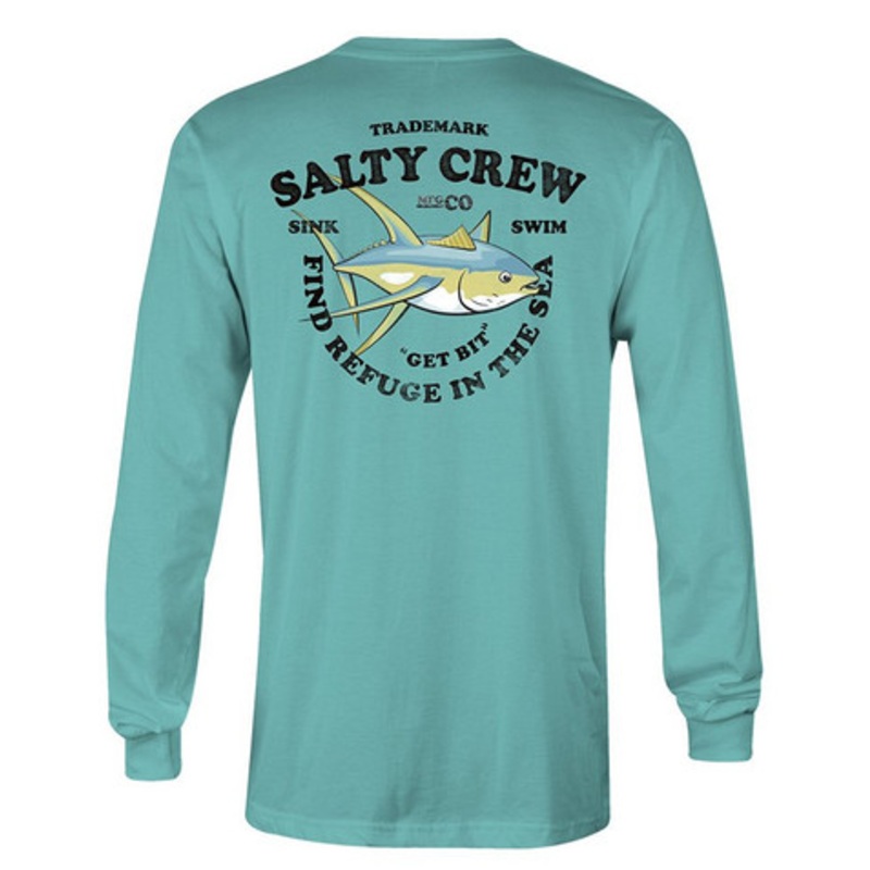 Salty Crew Hotline Long Sleeve T-Shirt – Seafoam – L