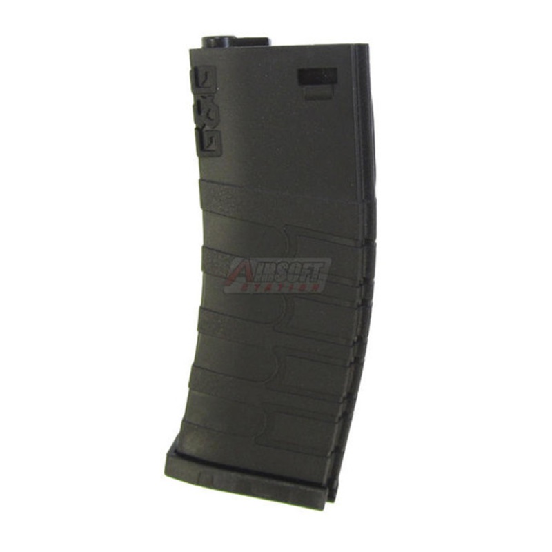 G&G 120R Mid-Cap Magazine for GR16/M4 AEGs, Black