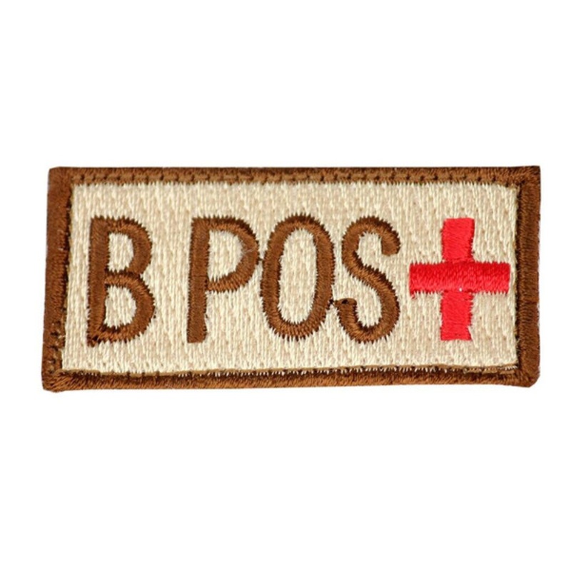 Raptors Tactical 1.5 Blood Type B POS Velcro Patch