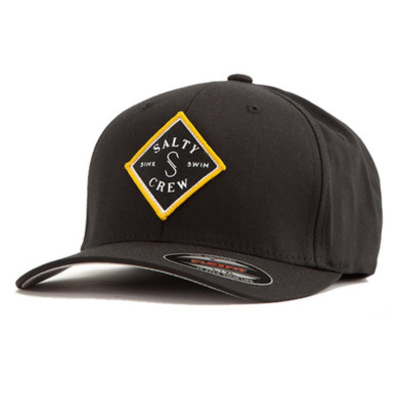 Salty Crew Tippet Stamped Hat – Black – L/XL