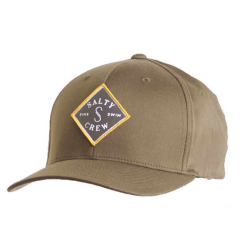 Salty Crew Tippet Stamped Hat – Olive – L/XL