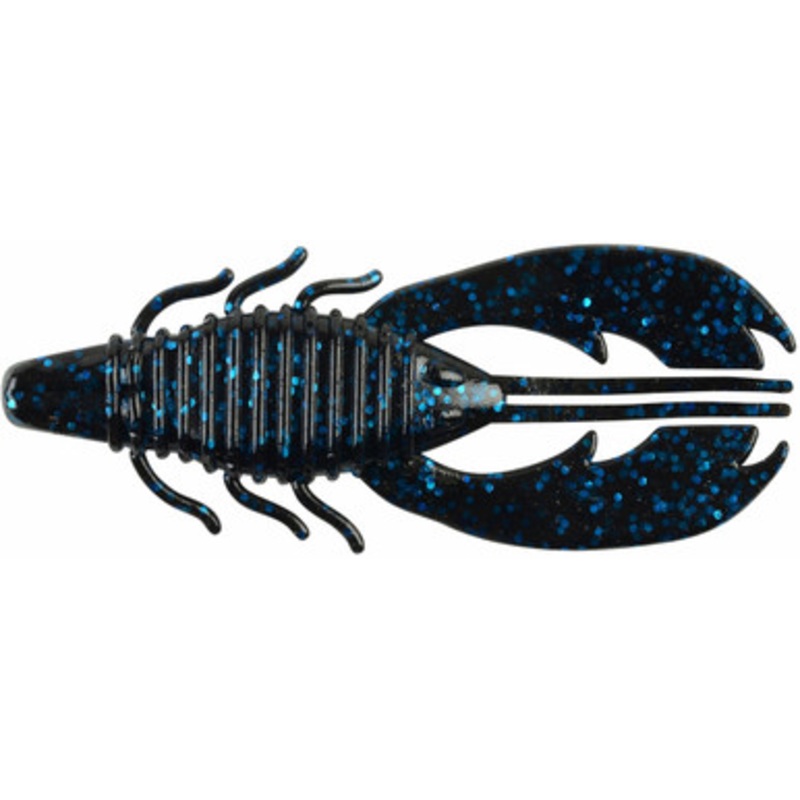 Berkley Powerbait Craw Fatty – 4in – Black Blue Fleck