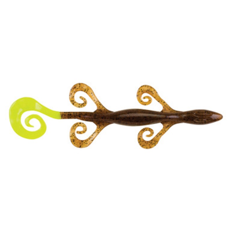 Berkley Powerbait Lizard – 6in – Pumpkin Chartreuse