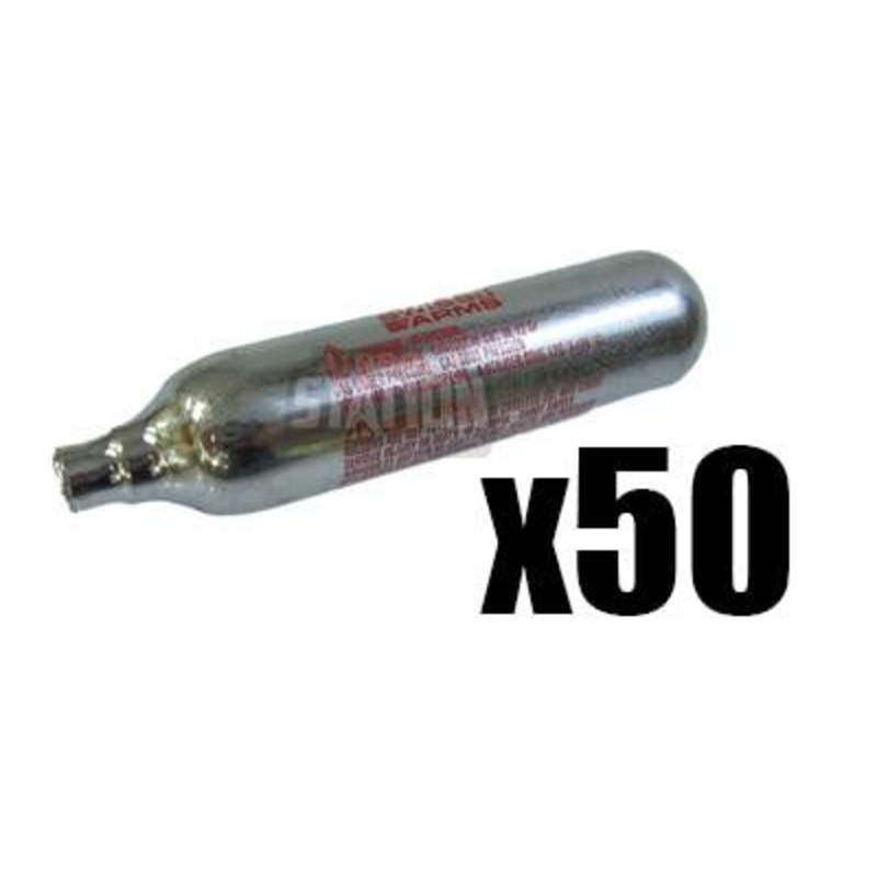 Bulk Swiss Arms 12G CO2 Cartridge, 50-Pack