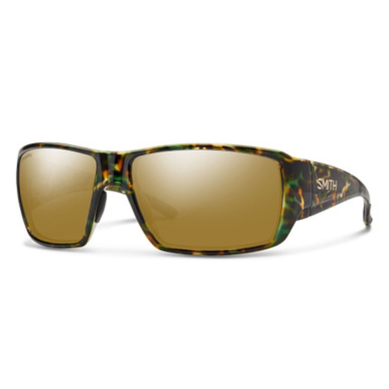 Smith Optics Guides Choice Sunglasses – Flecked Green Tortoise/Polarized Bronze Mirror