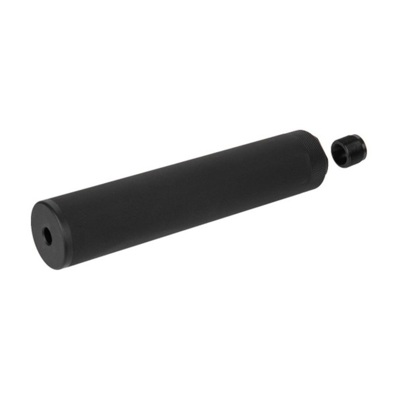 Specwar-I F38X185.4MM Style Aluminum Mock Silencer, 14mm CCW – Black