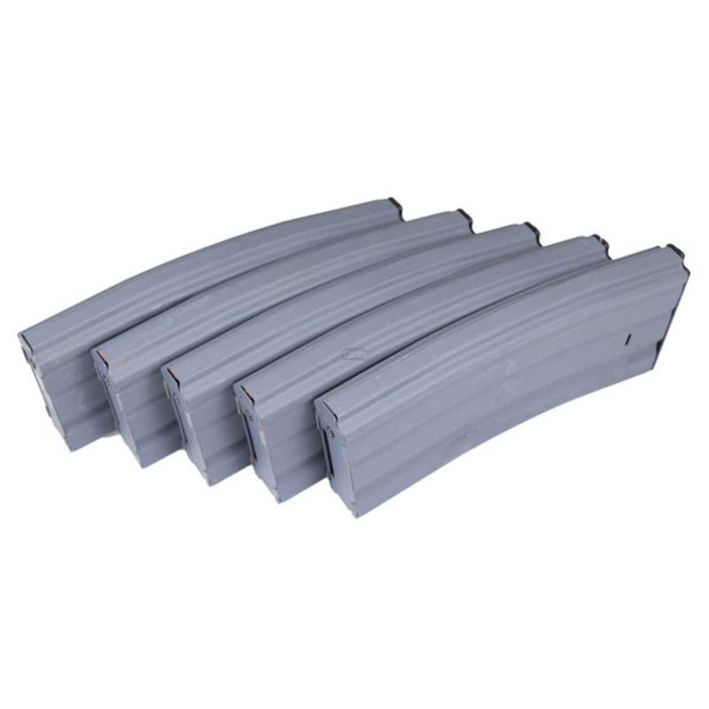 Firepower Metal M4 Mid Cap Magazines, Case of 5