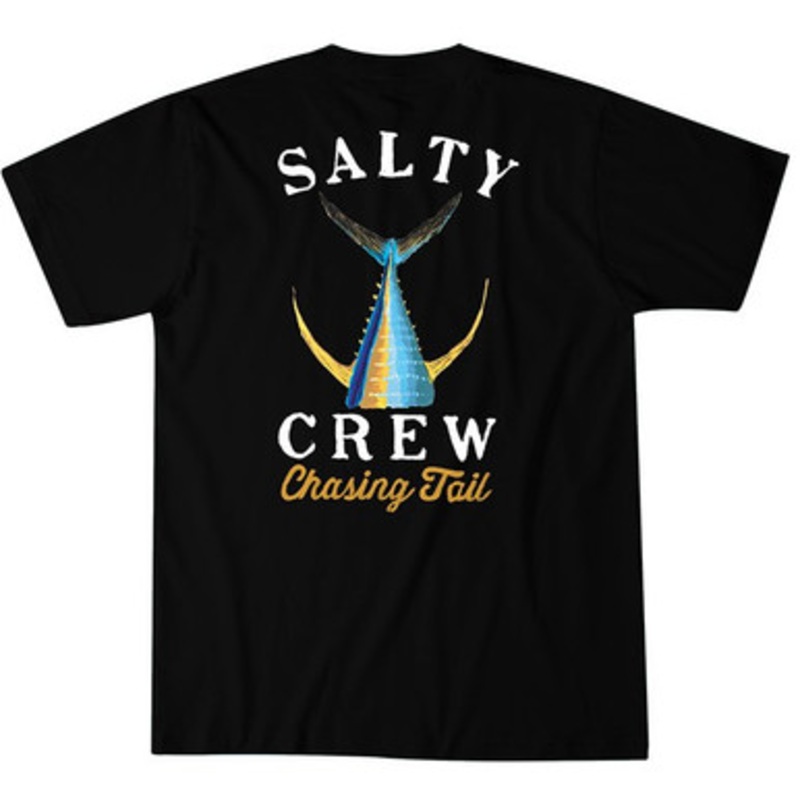 Salty Crew Tailed Short Sleeve T-Shirt – Black – X-Large