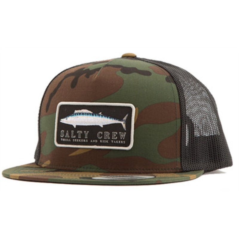 Salty Crew Wahoo Mount Trucker Hat – Camo
