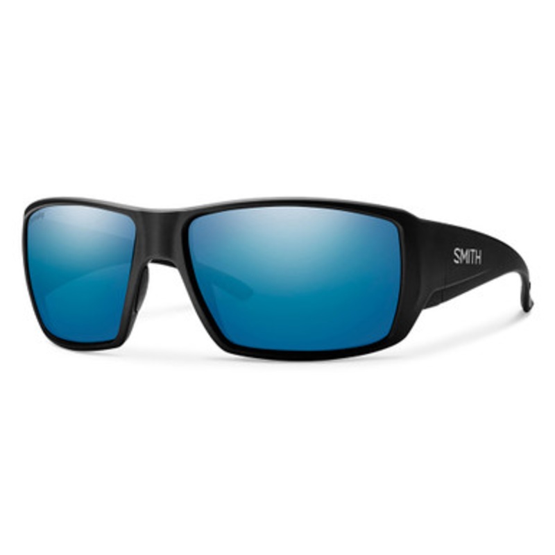 Smith Optics Guides Choice Sunglasses – Matte Black/Polarized Blue Mirror