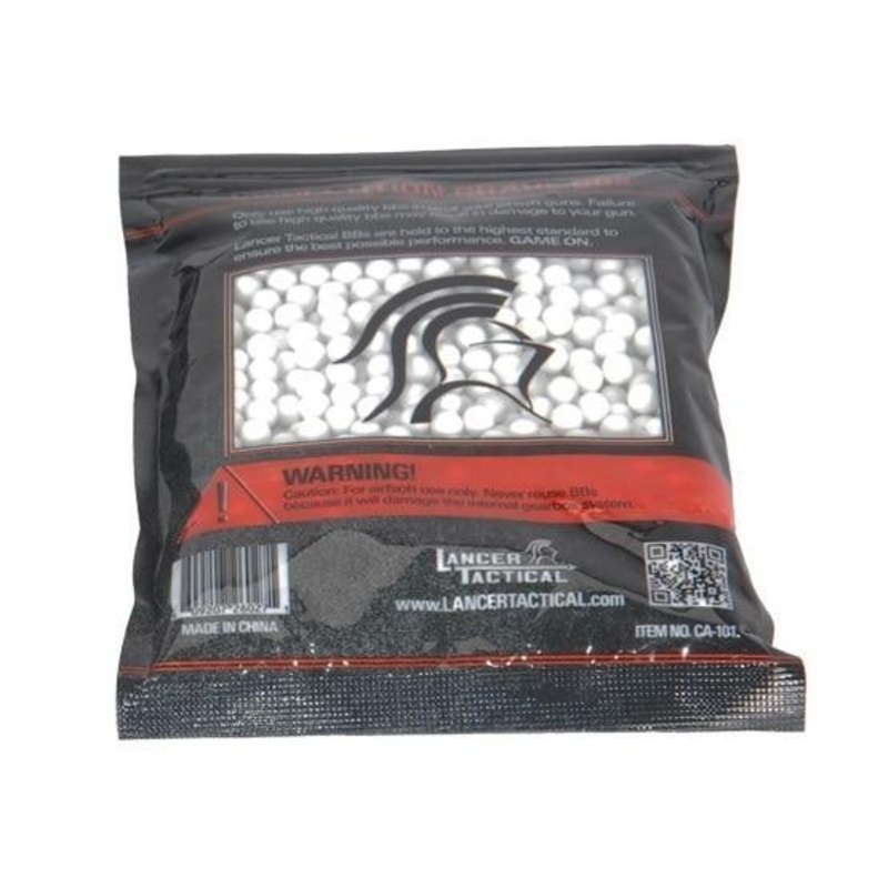 Lancer Tactical Seamless 0.20g Airsoft BBs, 1000 Rounds