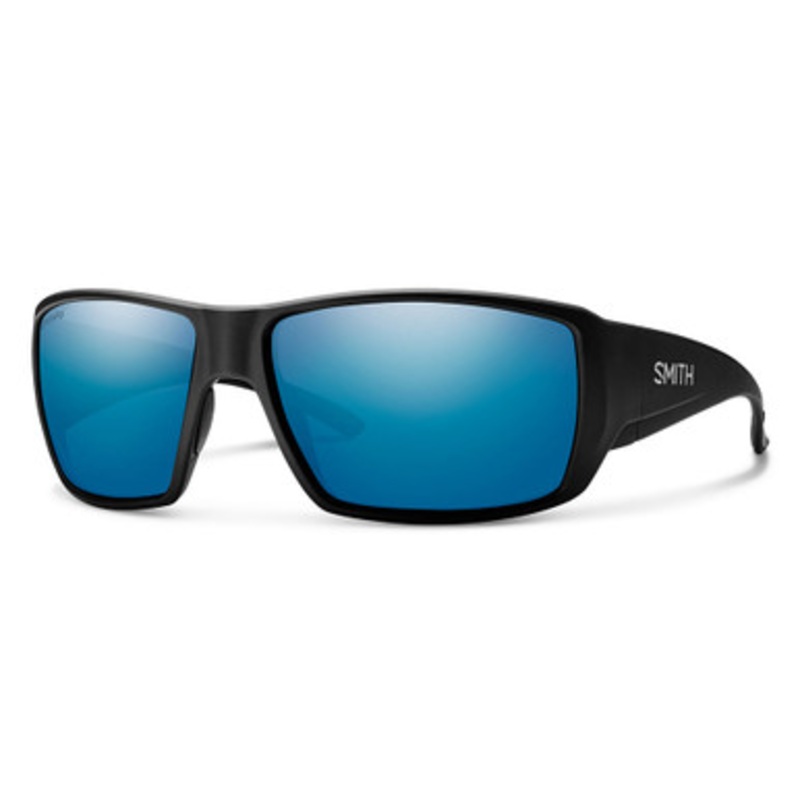 Smith Optics Guides Choice Sunglasses – Matte Black/Polarized Blue Mirror Glass