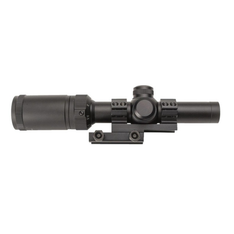 Valken Tactical 1-4×20 Variable Zoom Mil-Dot Illuminated Scope