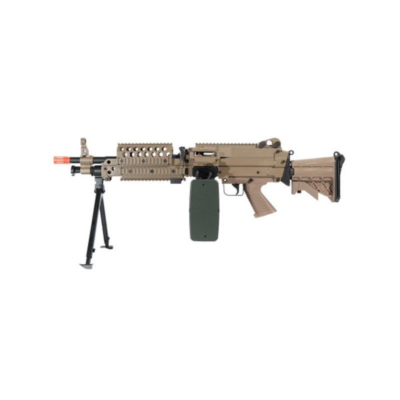 A&K M249 MK46 SPW Support Rifle AEG, Tan