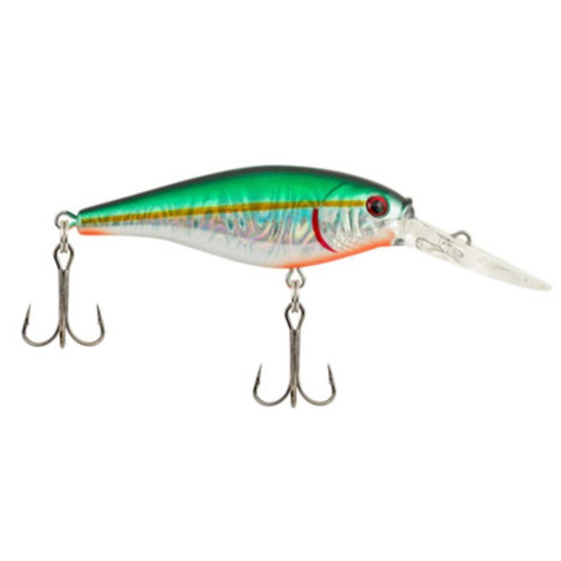 Berkley FFSH7M Flicker Shad Pro Slick Lure – Slick Green Alewife