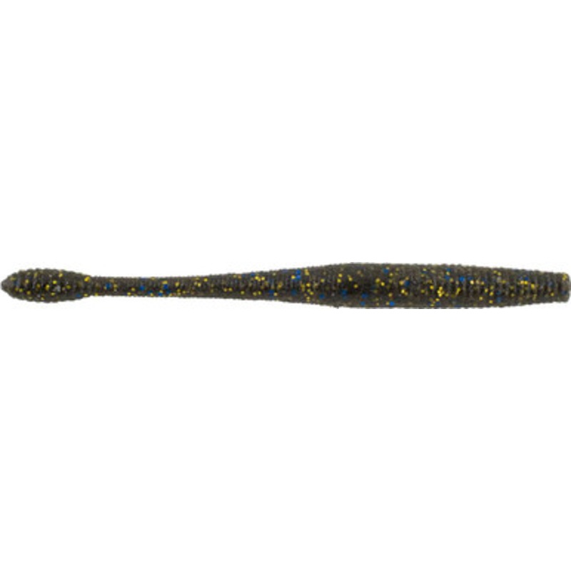 Berkley PBMSHW4-SBBG Powerbait Maxscent Hit Worm – Smoke Black Blue Gold