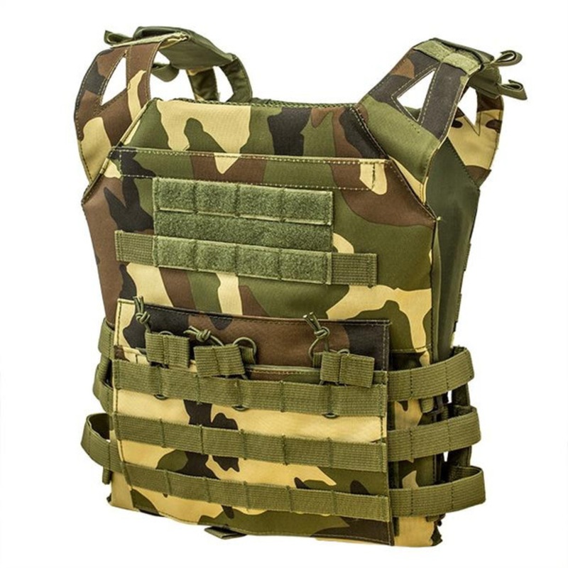 Firepower JPC Plate Carrier, Woodland Camo, Large