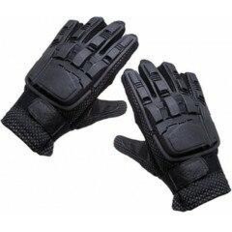 Full Finger Armored Gloves, Black