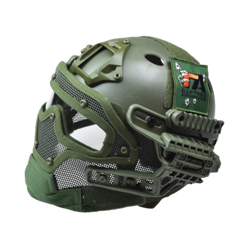 RTQ G4 System PJ Helmet & Full Mask, OD Green