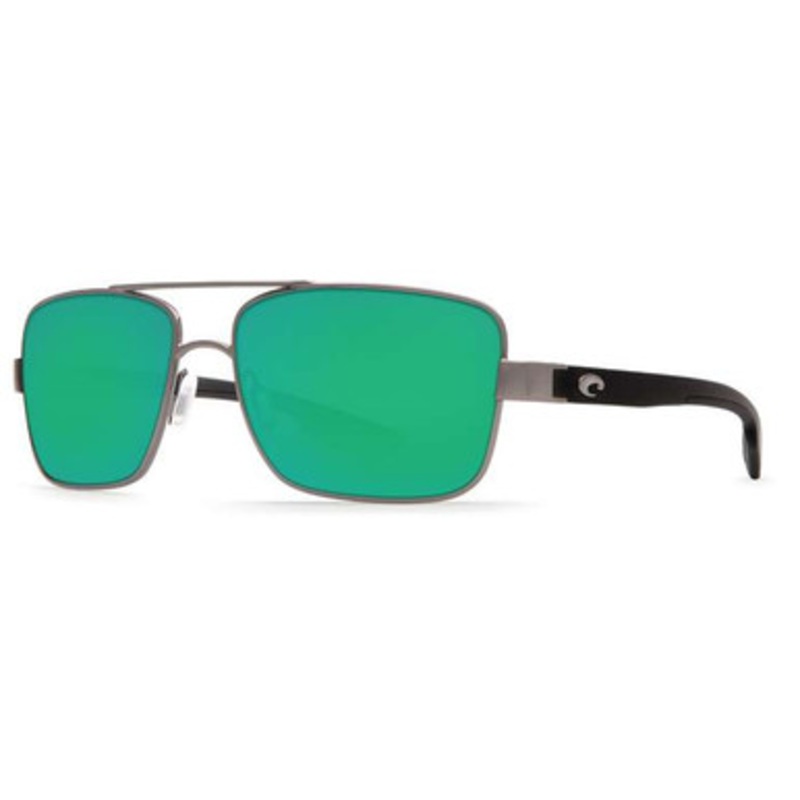 Costa Del Mar NTN-64-OGP North Turn Sunglasses –  Gunmetal/Matte Black/Green Mirror