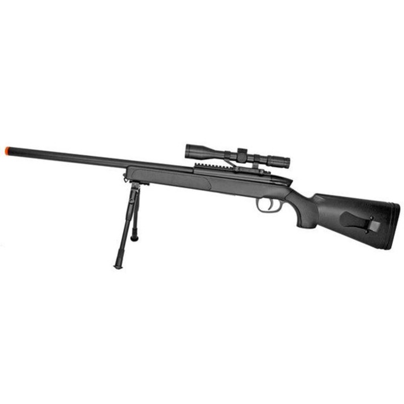 CYMA ZM51 Bolt Action Airsoft Sniper Rifle w/ Scope and Bipod