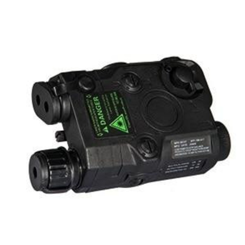 PEQ-15 Battery Box w/ Built In Green Laser, Black