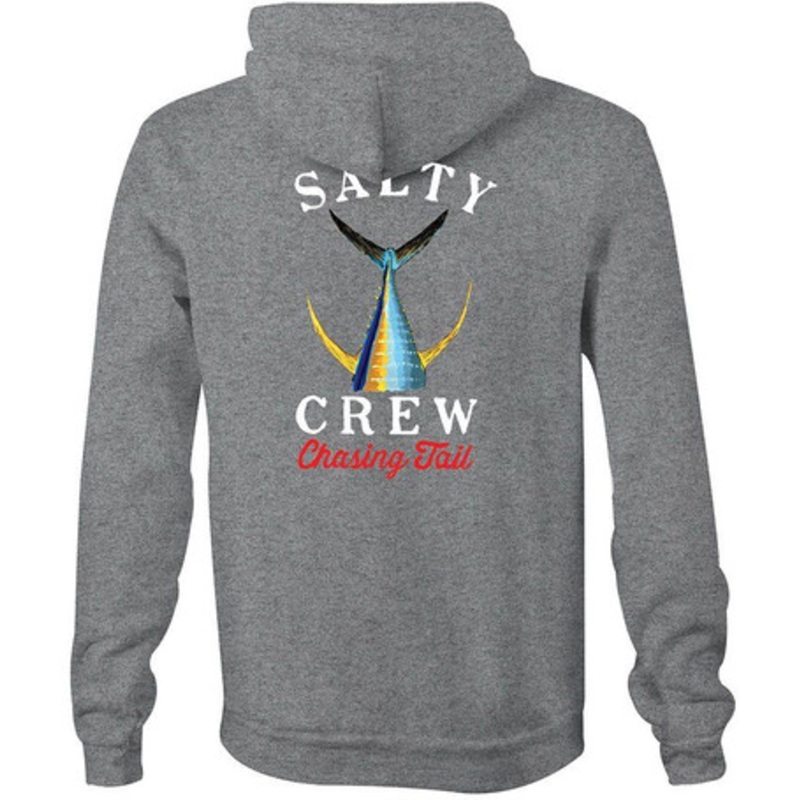 Salty Crew Tailed Fleece Hoodie – Gunmetal Heather – Large