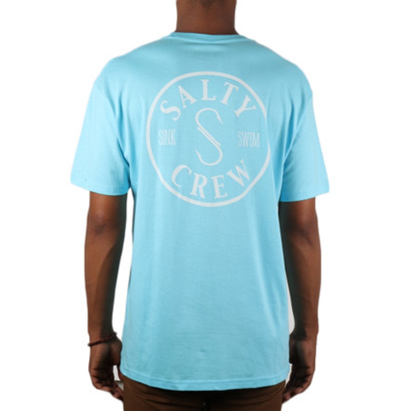 Salty Crew Topwater Short Sleeve T-Shirt – Pacific Blue – M