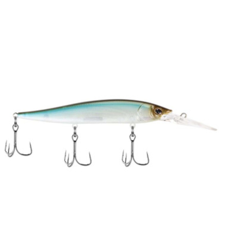 Berkley BHBST112P2 Stunna Jerkbait – 112+2 – Stealth Minnow
