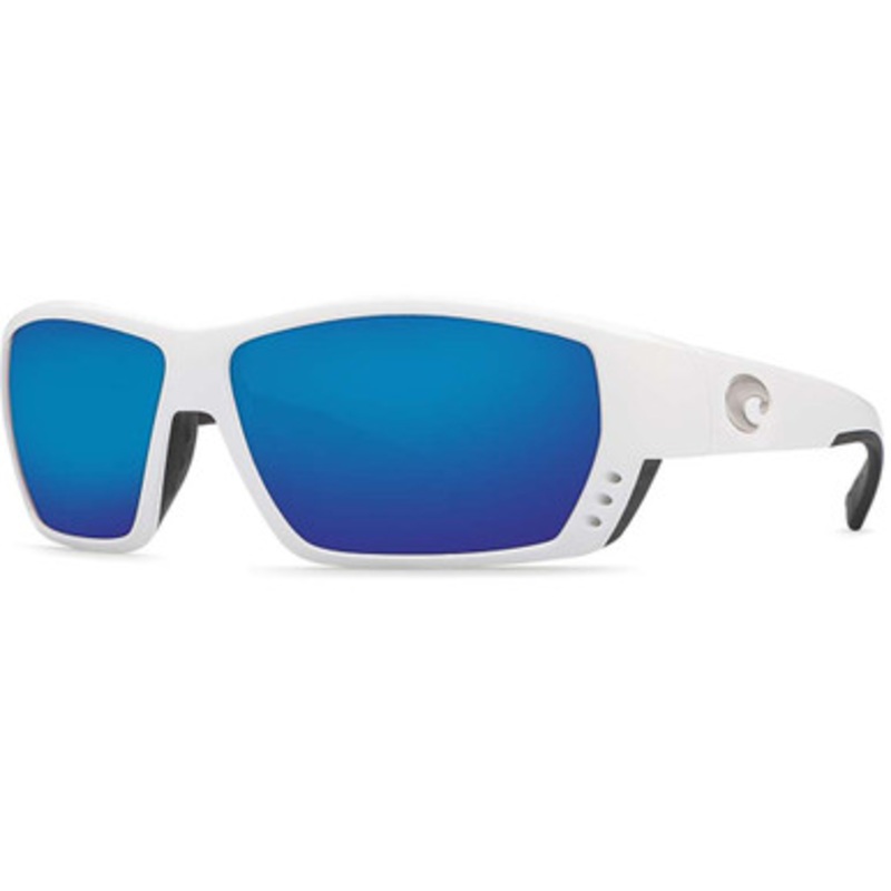 Costa Del Mar Tuna Alley Sunglasses – White/Blue Mirror 580P