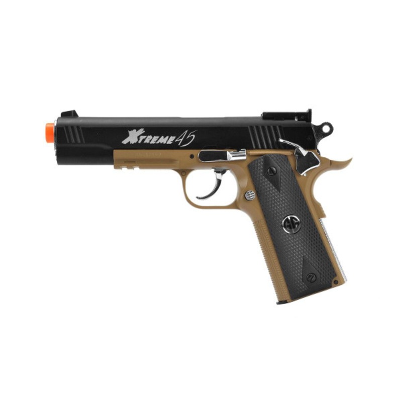 G&G Xtreme 45 CO2 Blowback Airsoft Pistol, Tan