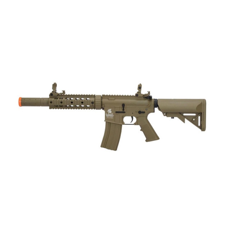 Lancer Tactical M4 SD Airsoft Rifle AEG, Gen 2, Tan