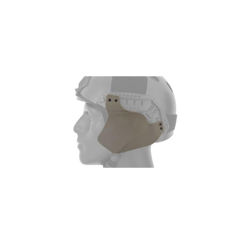 Lancer Tactical Side Covers for Military Style Railed Helmets – Foliage Green