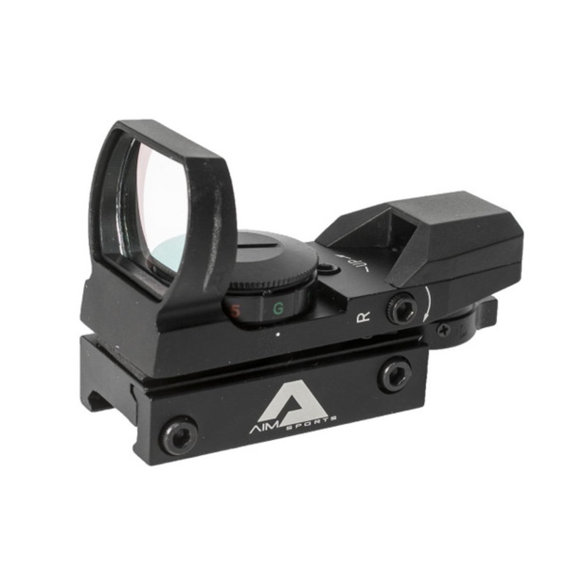 AIM Sports Red/Green Dot Reflex Sight w/ Four Reticles