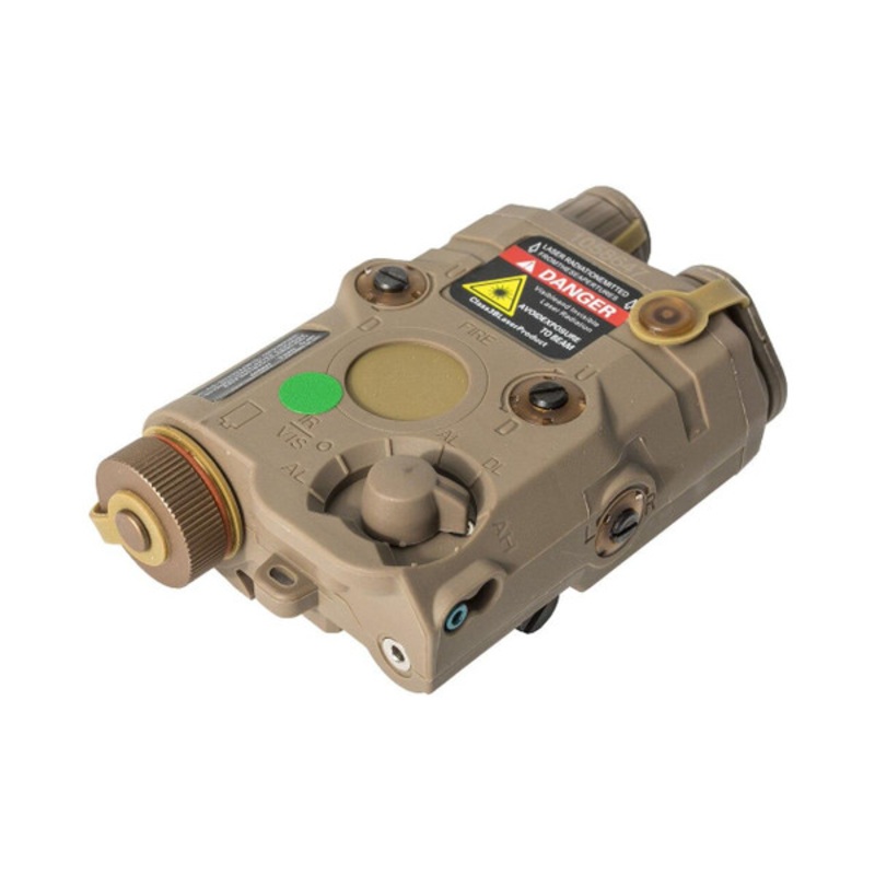 Bravo P15 Flashlight & Green Laser PEQ Box, Tan