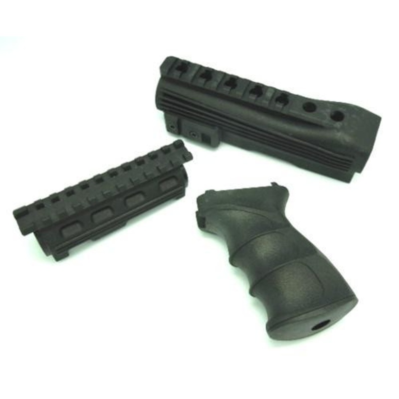 CYMA Nylon Tactical AK47 Pistol Grip and Foregrip Conversion Kit