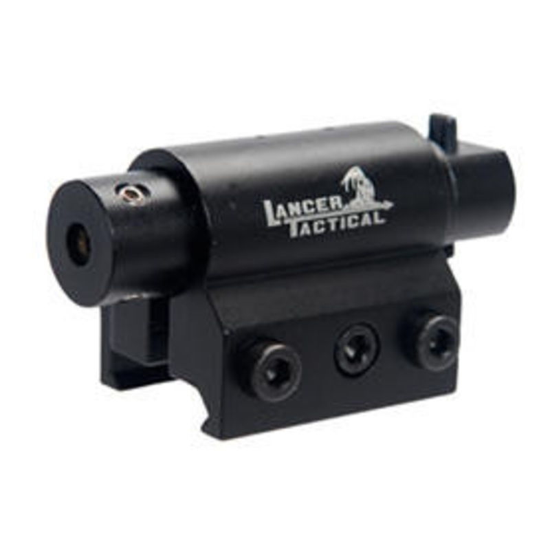 Lancer Tactical Red Mini Laser with Weaver Mount