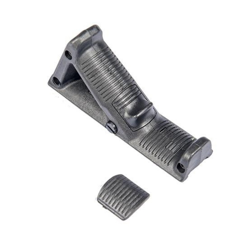 Plastic Angled Foregrip, Black, Type 2