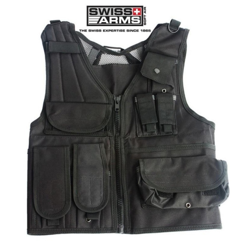 Swiss Arms Tactical Vest – Black