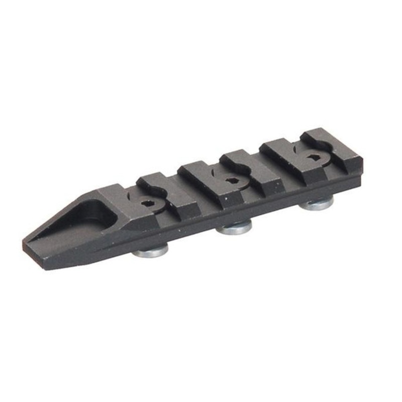 5 Slot Metal Keymod Rail Section, Black