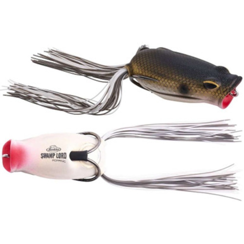 Berkley Swamp Lord Hollow Body Popping Frog – 2.4in – Honey Shad
