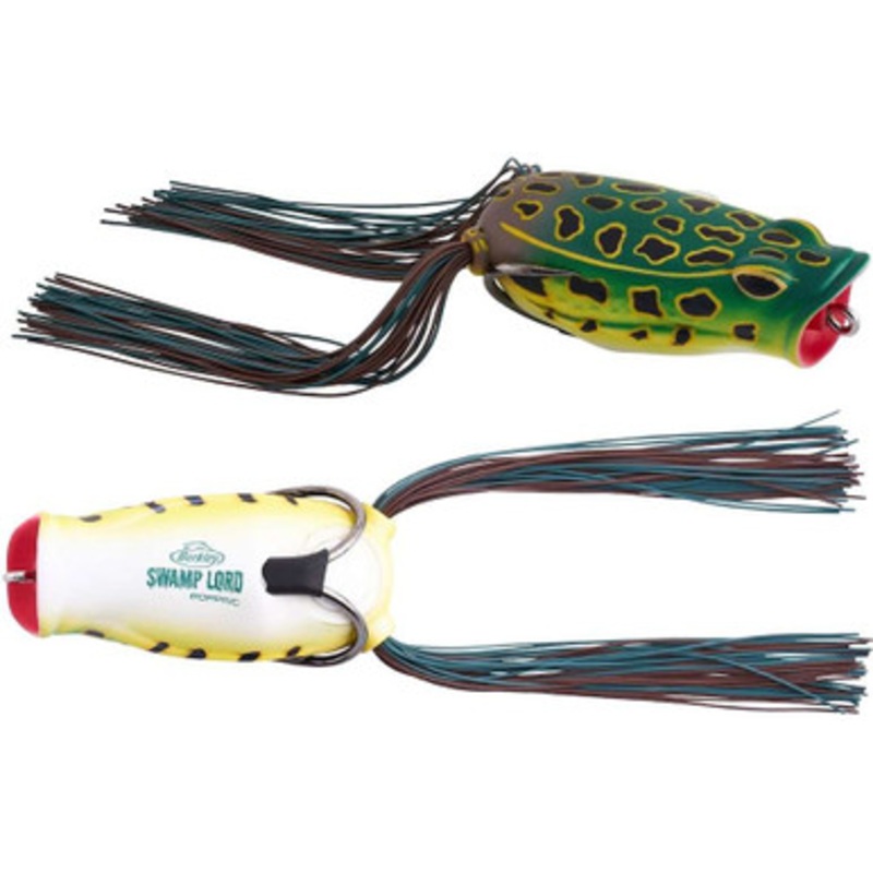 Berkley Swamp Lord Hollow Body Popping Frog – 2.4in – Spring Frog