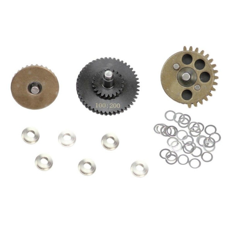 Black Knight Reinforced 4mm Shaft High Torque Gear Set 100:200