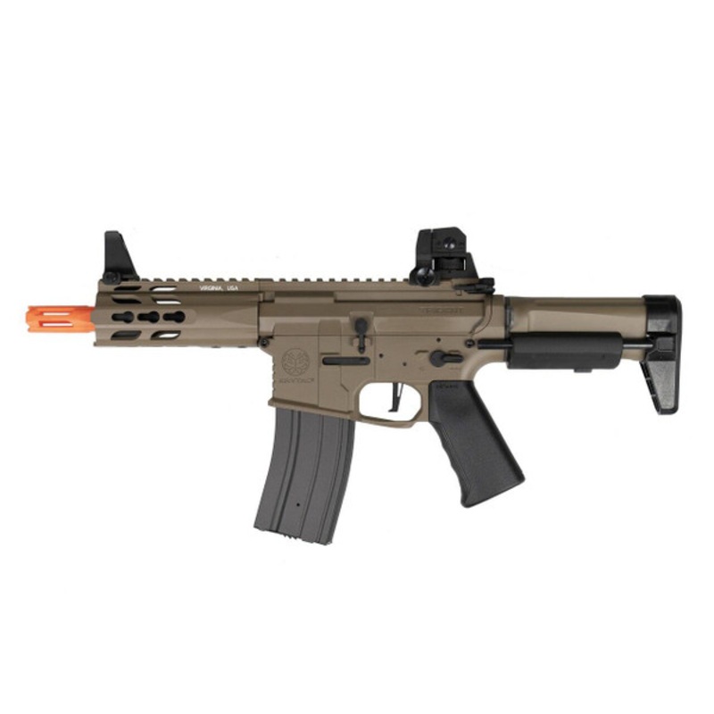 Krytac Trident PDW MK2 CQB AEG Airsoft Rifle, Tan/FDE
