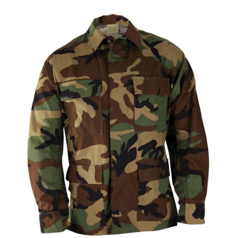 Propper BDU 4-Pocket Coat, 100% Cotton Ripstop, Woodland