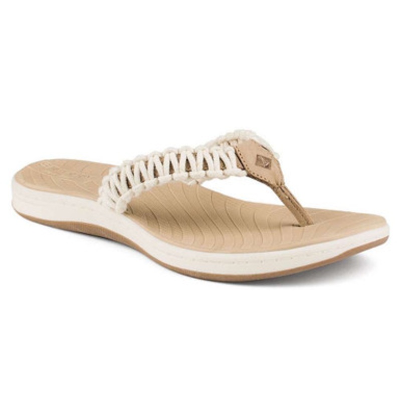 Sperry Women’s Seabrook Current Thong Sandal – White – Size 9M