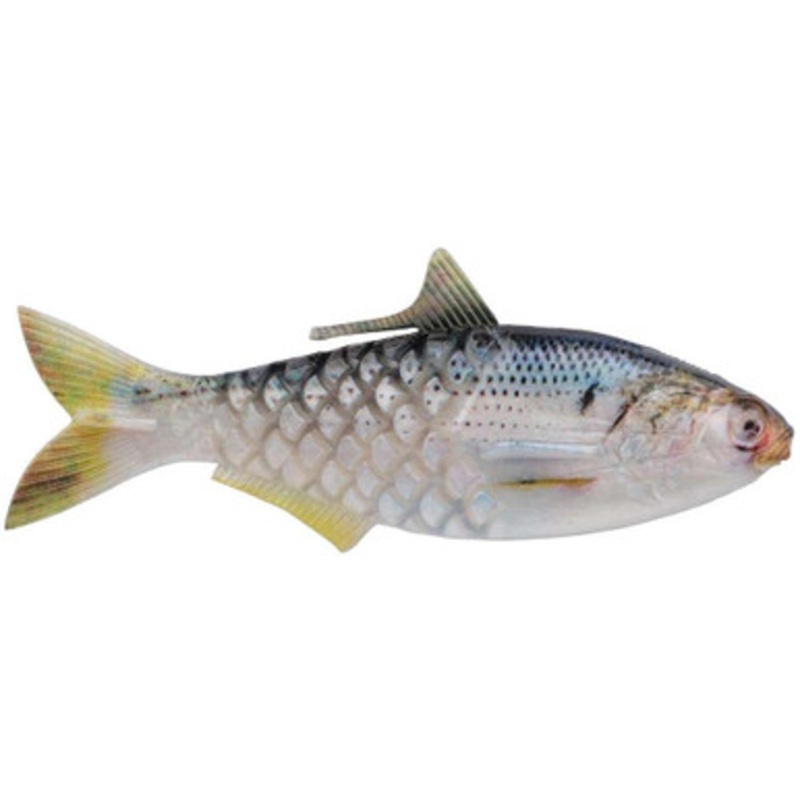 Berkley PowerBait Shad-E Swimbait – 6.1in – HD Threadfin Shad