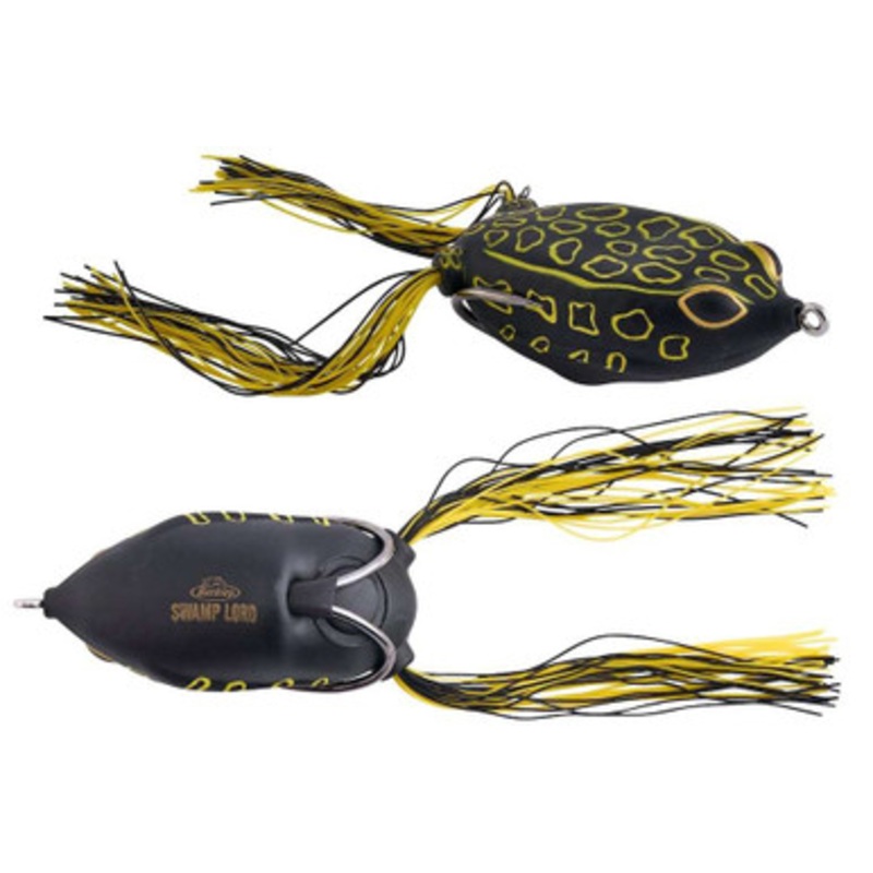 Berkley Swamp Lord Hollow Body Frog – 2.6in – Voodoo Black